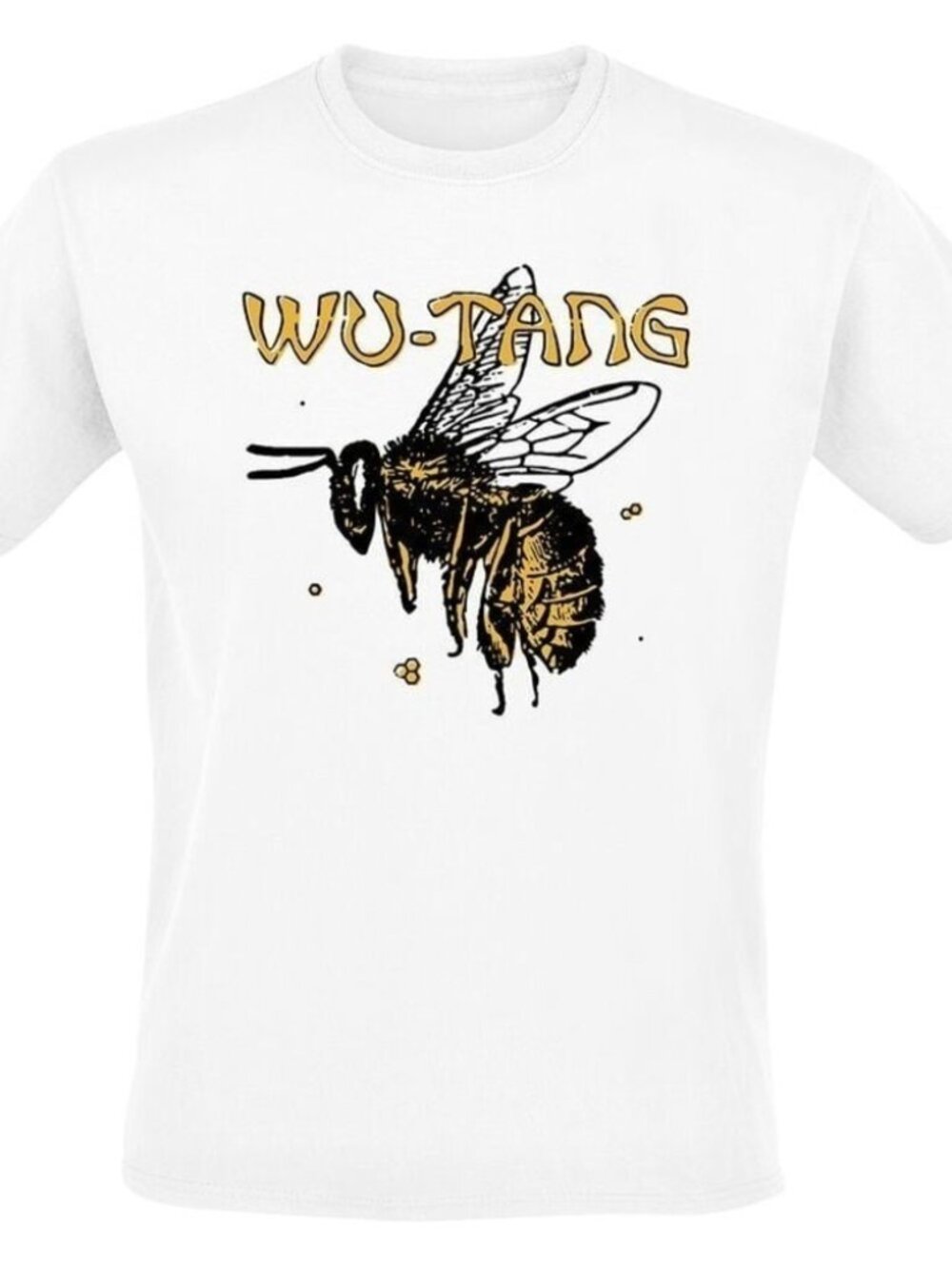 Bee White Retro Fan Unisex Classic T-Shirt